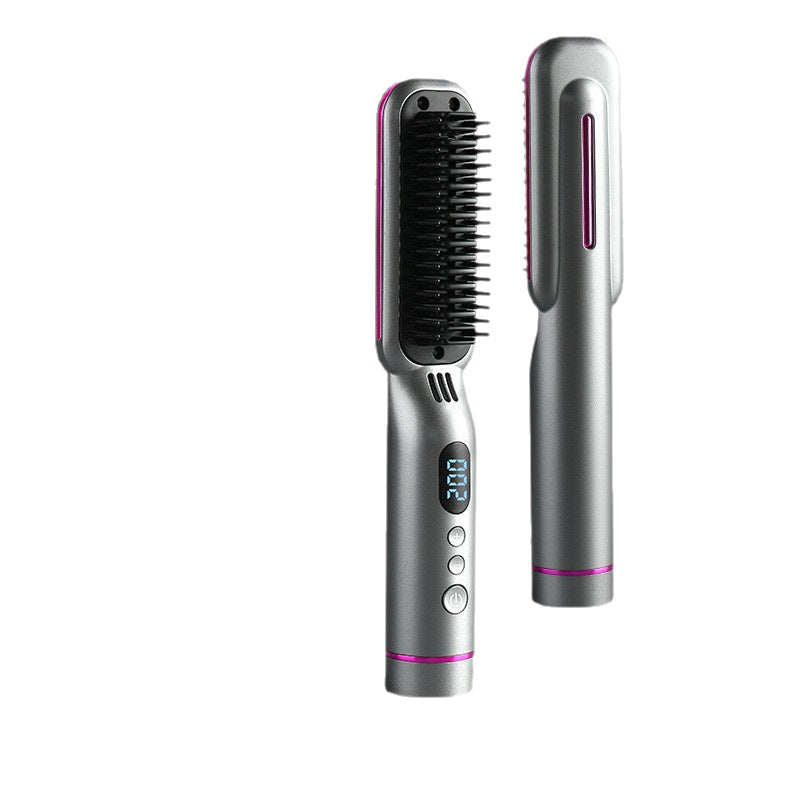 Rechargeable Wireless Hair Straightener Comb